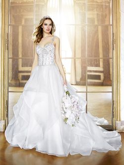 Style J6439 Moonlight White Size 16 Wedding Ivory Floor Length A-line Dress on Queenly