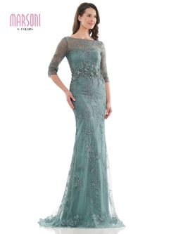 Colors Green Size 16 Mermaid Dress on Queenly