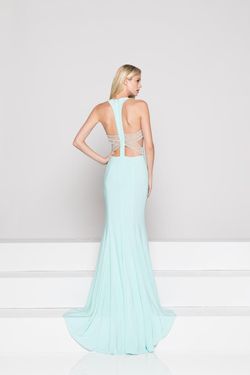 Style 1939 Colors Blue Size 2 Military Turquoise Prom Floor Length Mermaid Dress on Queenly