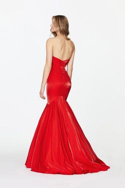 Style 20051 Angela and Alison Red Size 14 $300 Floor Length Mermaid Dress on Queenly