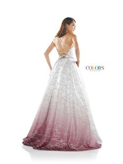 Style 2249 Colors Silver Size 14 2249 Floor Length Ball gown on Queenly