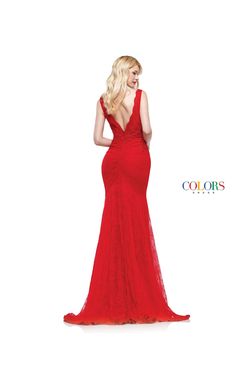 Style 2269 Colors Red Size 18 Black Tie Prom Floor Length Mermaid Dress on Queenly