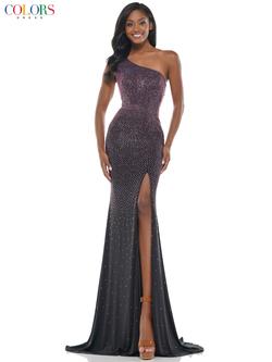 Style 2647 Colors Dress Black Size 4 Side slit Dress on Queenly