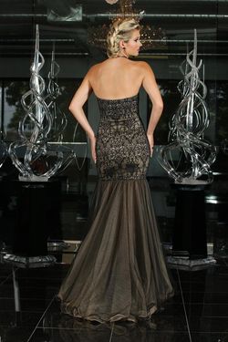 Style 30634 Impression Black Size 6 Prom $300 Mermaid Dress on Queenly