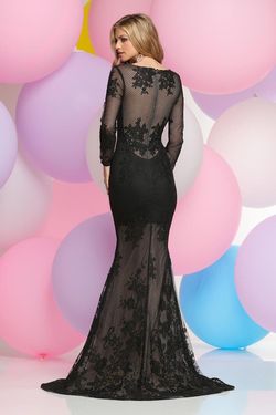 Style 30826 Impression Black Size 2 Prom Tulle Mermaid Dress on Queenly