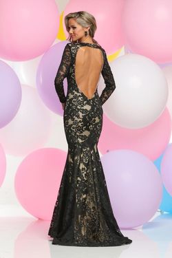 Style 30990 Impression Black Size 4 Tulle Mermaid Dress on Queenly