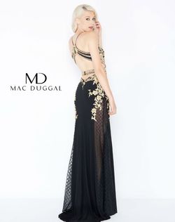 Style 40843 Mac Duggal Black Size 2 Floor Length Mermaid Dress on Queenly