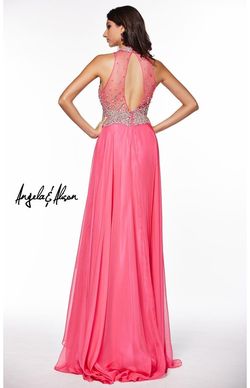 Style 51046 Angela & Alison Blue Size 10 Prom A-line Dress on Queenly