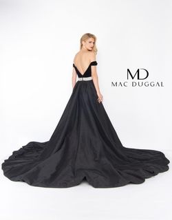 Style 62767 Mac Duggal Black Size 8 Tall Height Floor Length Mermaid Dress on Queenly