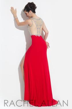 Style 6862 Rachel Allan Purple Size 6 Mermaid Dress on Queenly