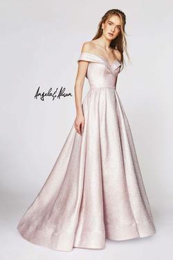 Style 82064 Angela & Alison Pink Size 12 Prom Ball gown on Queenly
