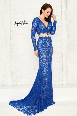 Style 71016 Angela & Alison Royal Blue Size 6 Mermaid Dress on Queenly