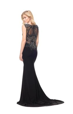 Style J002 Colors Dress Black Size 2 Tulle Flare Mermaid Dress on Queenly