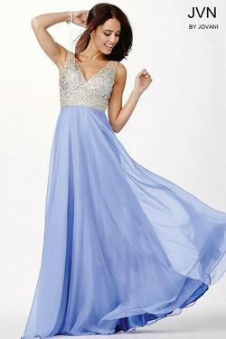 Style JVN20437A Jovani Purple Size 14 Plus Size A-line Dress on Queenly
