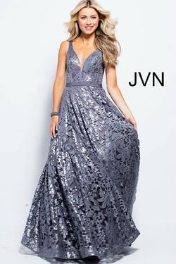 Style JVN50320 Jovani Royal Blue Size 14 Jewelled Ball gown on Queenly