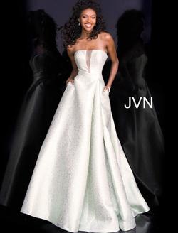 Style JVN67091A Jovani Green Size 6 Prom A-line Dress on Queenly
