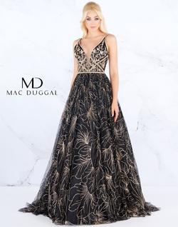 Style MD08503 Mac Duggal Gold Size 4 Ball gown on Queenly