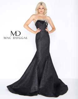 Style MD66444 Mac Duggal Red Size 6 Prom Silk Mermaid Dress on Queenly