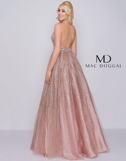 Style MD78503 Mac Duggal Pink Size 2 Rose Gold Pageant Tulle A-line Dress on Queenly