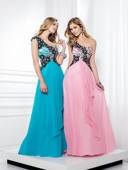 Style RE2524 Moonlight Blue Size 12 Plus Size Prom A-line Dress on Queenly