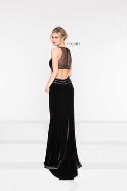 Style 20029 Colors Dress Black Size 6 Ball gown on Queenly