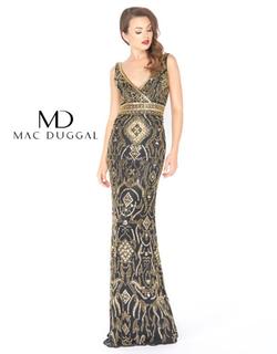 Style MD5954 Mac Duggal Black Size 10 Tall Height Straight Dress on Queenly