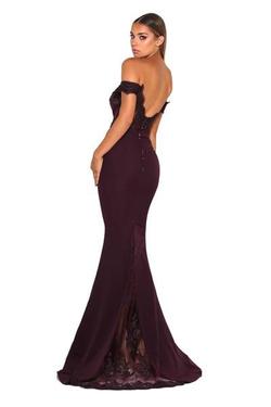 Style SIENNA GOWN Portia and Scarlett Purple Size 14 Bridesmaid Mermaid Dress on Queenly