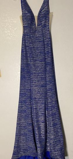Clarisse Blue Size 4 Mermaid Dress on Queenly