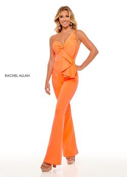 Rachel Allan Orange Size 2 Jumpsuit Dress on Queenly