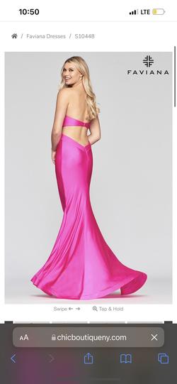 Faviana Pink Size 4 Mermaid Dress on Queenly