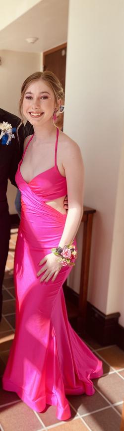 Faviana Pink Size 4 Prom Mermaid Dress on Queenly