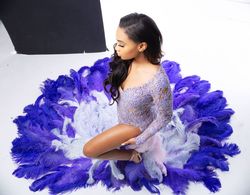 Jovani Purple Size 0 Pageant Side slit Dress on Queenly