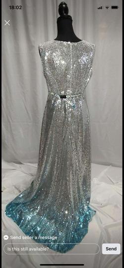 Silver Size 16 A-line Dress on Queenly