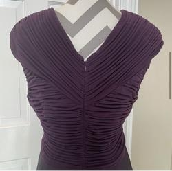 Adrianna Papell Purple Size 16 Jersey Plus Size Cocktail Dress on Queenly