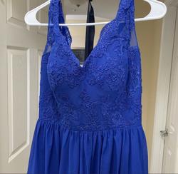 Cocomelody Blue Size 8 $300 Straight Dress on Queenly