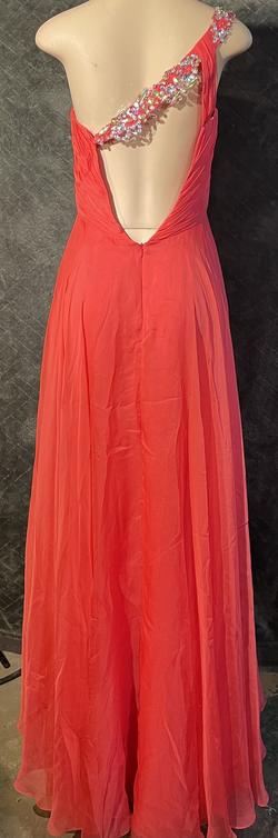 Princess Collection Orange Size 10 Pageant Sequin Prom Straight Dress on Queenly