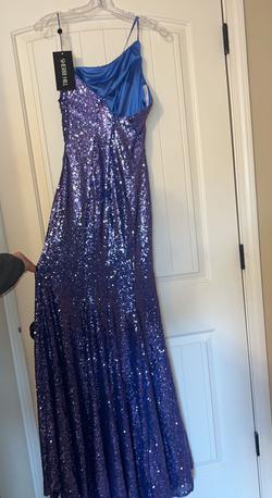 Sherri Hill Purple Size 0 Side Slit Mermaid Dress on Queenly