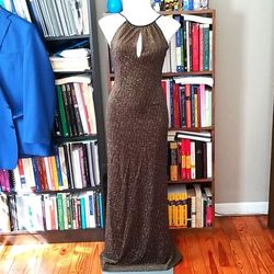 Niki by Niki Livas Multicolor Size 2 Gold Pageant Straight Dress on Queenly