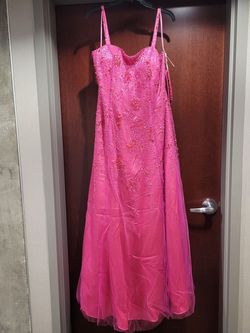 Style AP6051 Mori Lee Paparrazi  Pink Size 18 Floor Length Sequin $300 Prom A-line Dress on Queenly