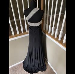 Jovani Black Size 0 Jersey Straight Dress on Queenly