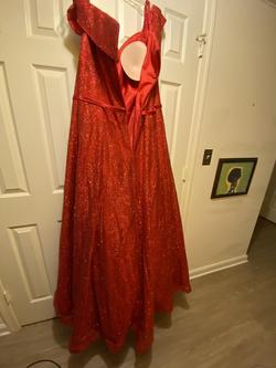 Cinderella Divine Red Size 18 Plus Size Ball gown on Queenly