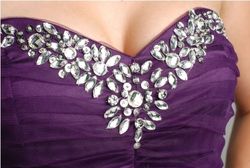 Style 310930 Josh Prom Purple Size 14 Tall Height Plus Size $300 Cocktail Dress on Queenly