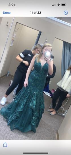 Bought at Genos Green Size 14 Plus Size Mermaid Dress on Queenly