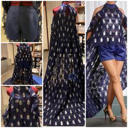 Custom fun-fashion Blue Size 6 Mini Fun Fashion Jumpsuit Dress on Queenly