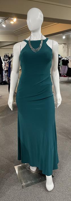 Venus Bridal Green Size 14 Floor Length Teal Straight Dress on Queenly