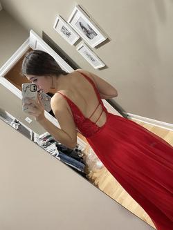 Sherri Hill Red Size 00 Straight Dress on Queenly