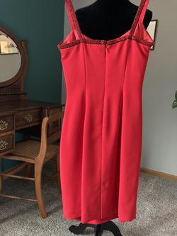 Andrea Polizzi for Rex Lester Red Size 2 Fitted Cocktail Dress on Queenly