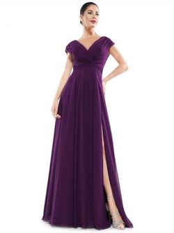 Style M251 Colors Dress - Marsoni Purple Size 16 Tall Height Plus Size 50 Off A-line Dress on Queenly