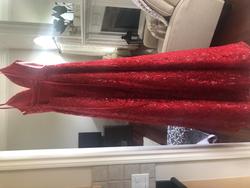Sherri Hill Red Size 4 Pageant Corset Pockets Prom Ball gown on Queenly