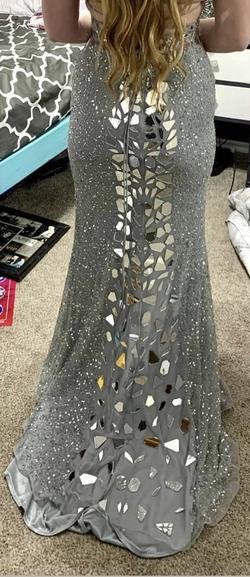 Silver Size 8 Straight Dress on Queenly